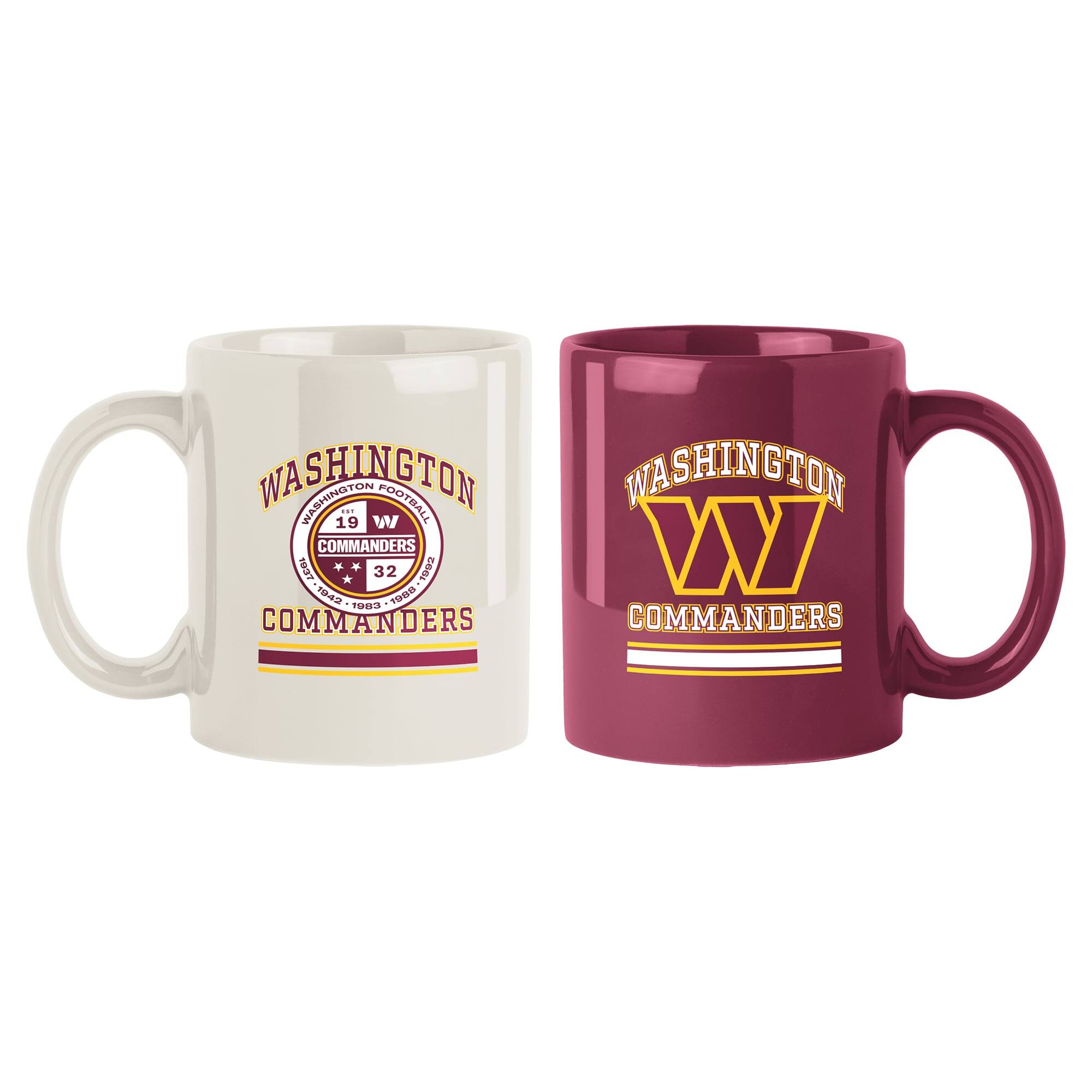 Logo Brands - Washington Commanders 15oz. Current & Throwback Mug Set - Multicolor price history on PriceWatchPro
