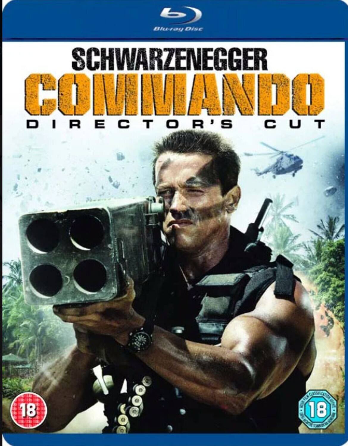 Commando (Theatrical Version and Director's Cut)   - BLU-RAY