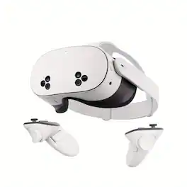 Meta - Quest 3S 128GB - Dive Into Mixed Reality - Unreal Experiences - All-in- One Headset - White