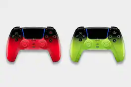 Sony - PlayStation 5 DualSense Wireless Controllers - TechnoRed & RemixGreen Twin Pack - Haptic Feedback & Adaptive Trigge - Techno Red