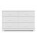 Left. Storkcraft - Brookside 6-Drawer Double Dresser - White.