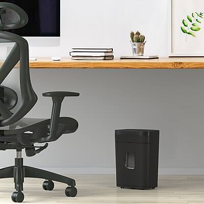 Alt View 7. Staples - Staples 12-Sheet Micro-Cut Multi-Media Shredder (ST62153) - Black.