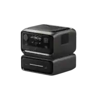 EcoFlow - River 3 Max (Wireless) Portable 572Wh Capacity Power Station (572 Wh Capacity) - Black - Front_Zoom
