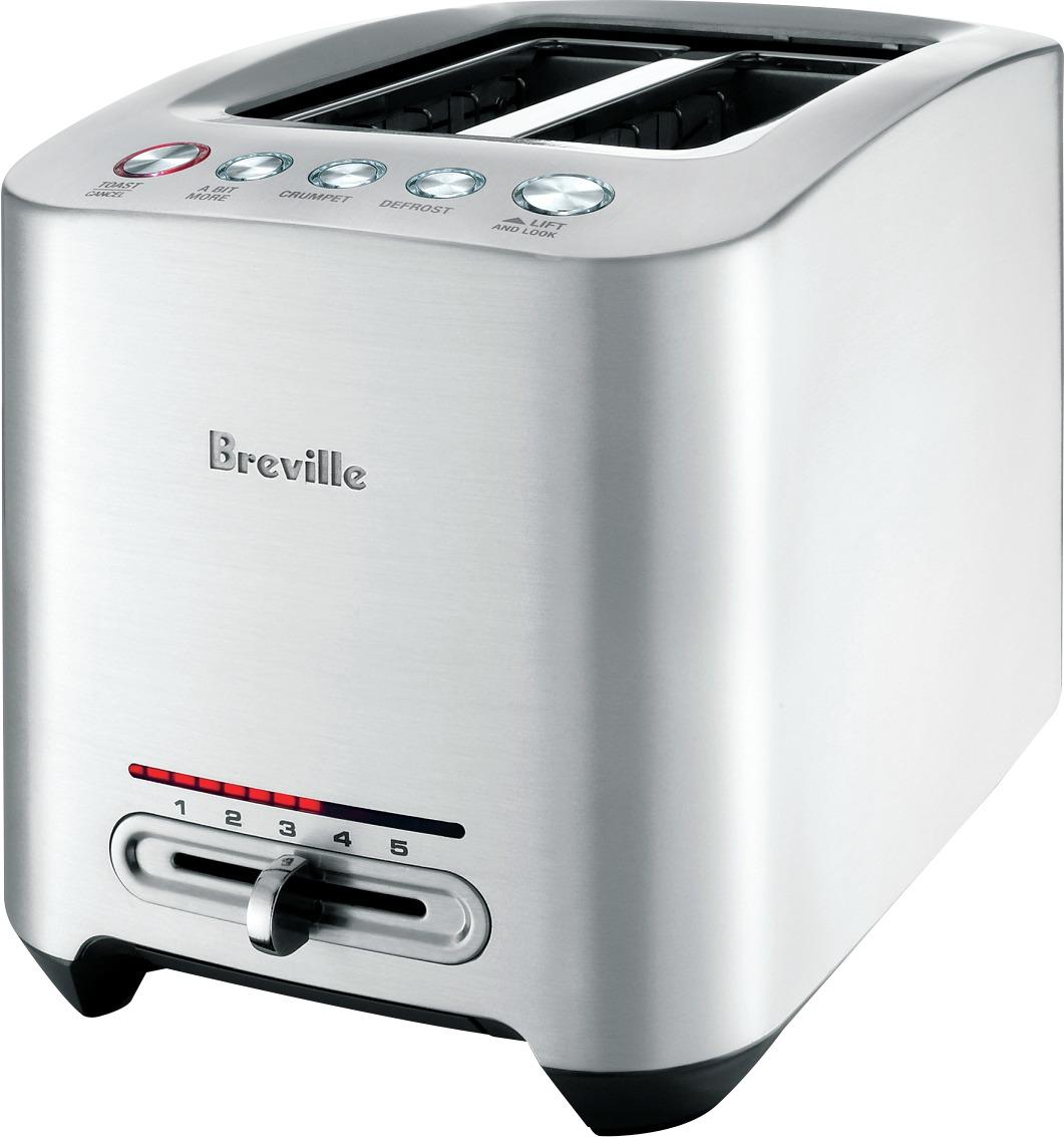 Best Buy: Breville Die-Cast 2-Slice Extra-Wide Slot Smart Toaster Stainless  Steel BTA820XL