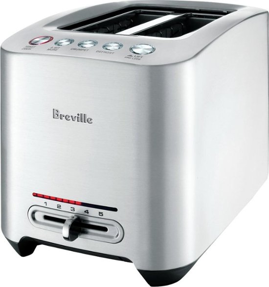 Breville DieCast 2Slice ExtraWide Slot Smart Toaster Stainless Steel