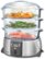 Angle Standard. Breville - Health Smart Food Steamer - Stainless-Steel/Clear.