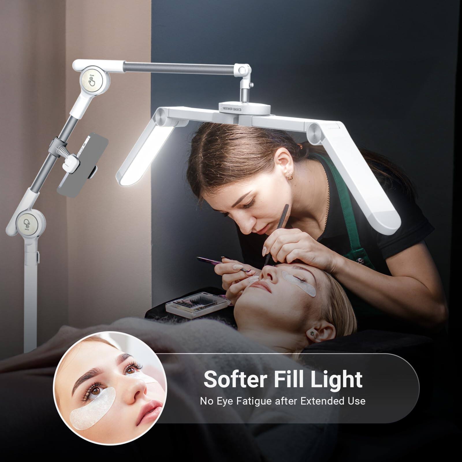 Softer Fill Light  
No Eye Fatigue after Extended Use