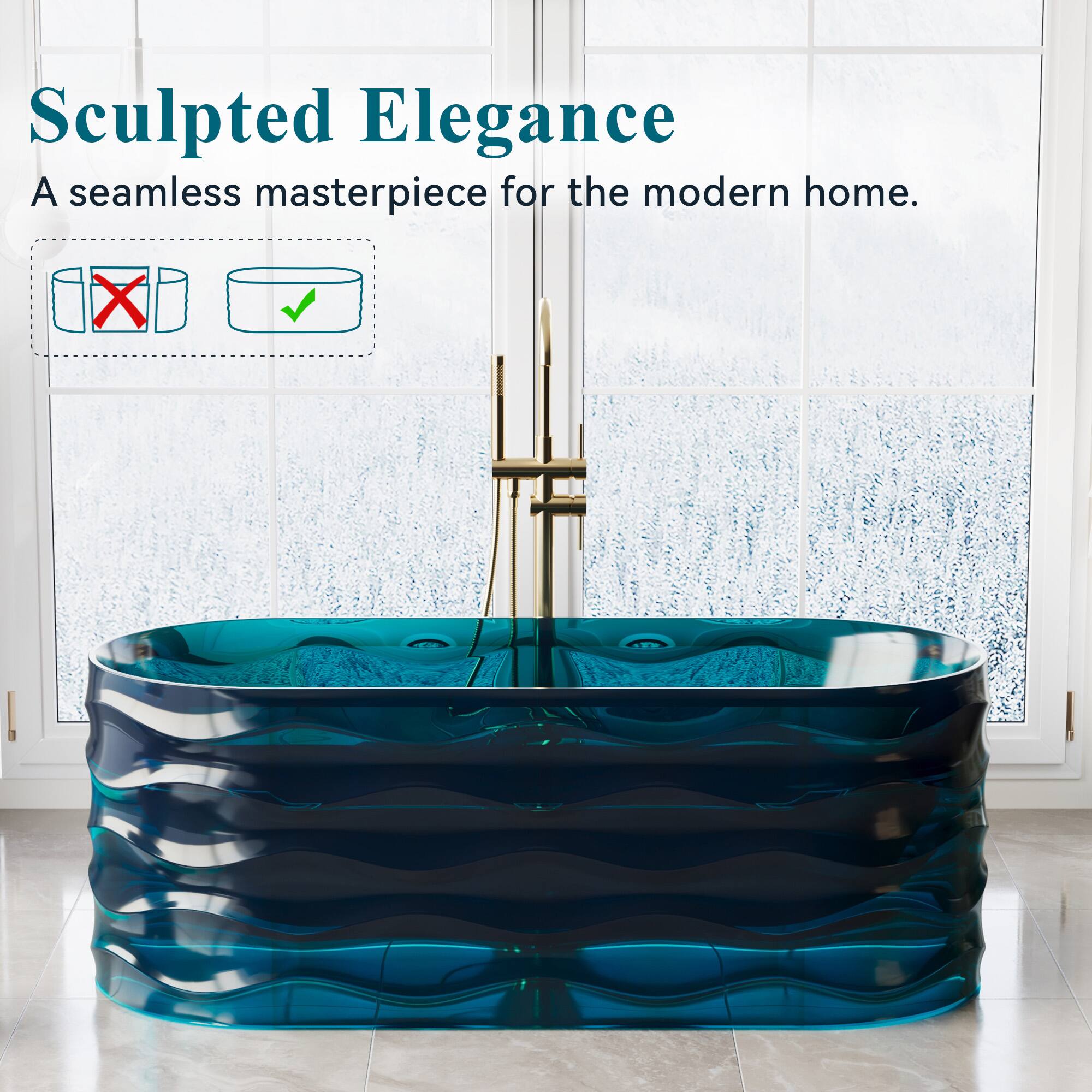 Sculpted Elegance  
A seamless masterpiece for the modern home.