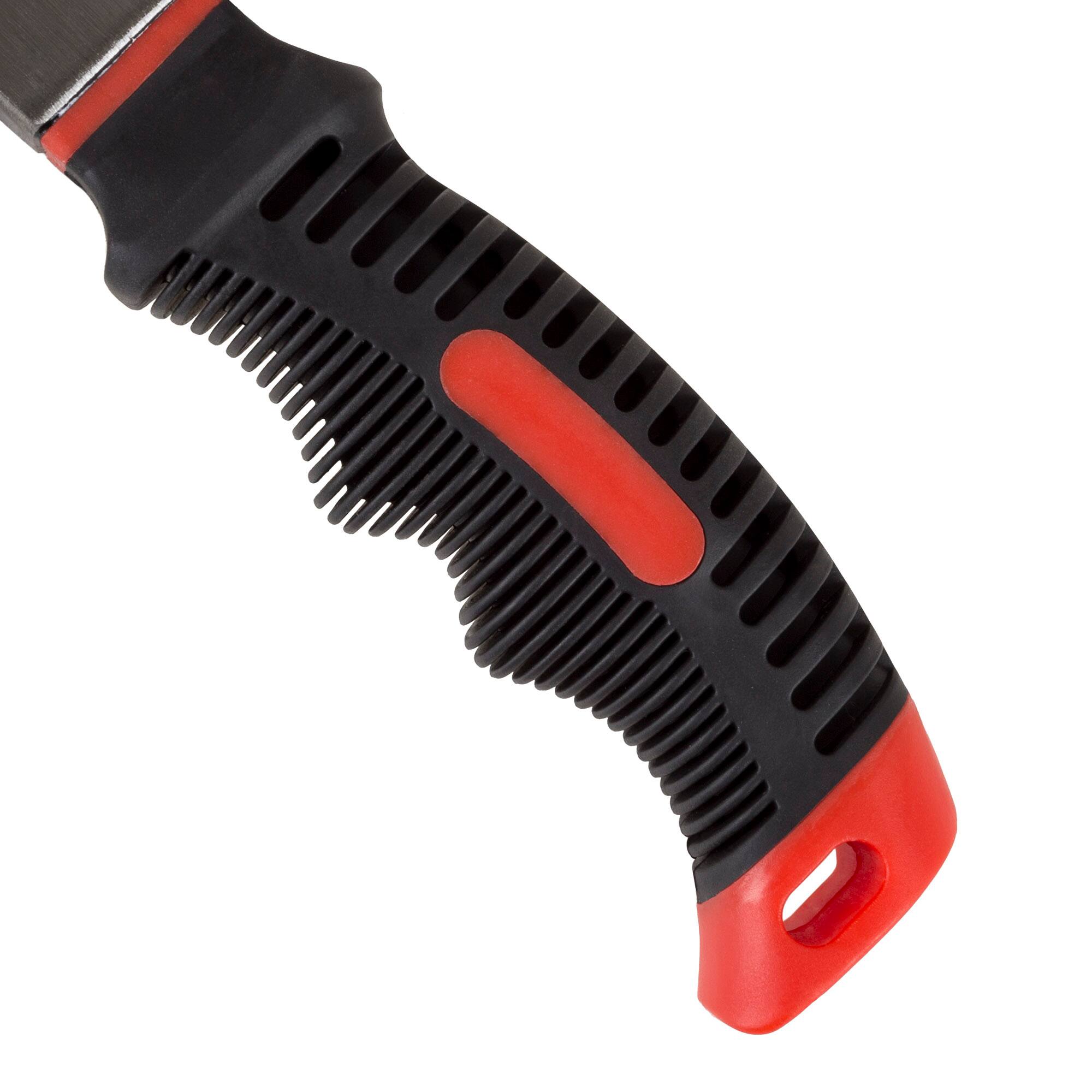 Alt View 3. Stalwart - Claw Hammer with Magnetic Nail Starter 8oz Small Hammer with Fiberglass Handle Carbon Steel Stubby Mini Mallet - Red.