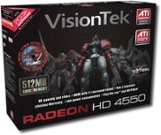 Angle Standard. VisionTek - ATI RADEON HD4550 512MB DDR3 PCI Express Graphics Card.