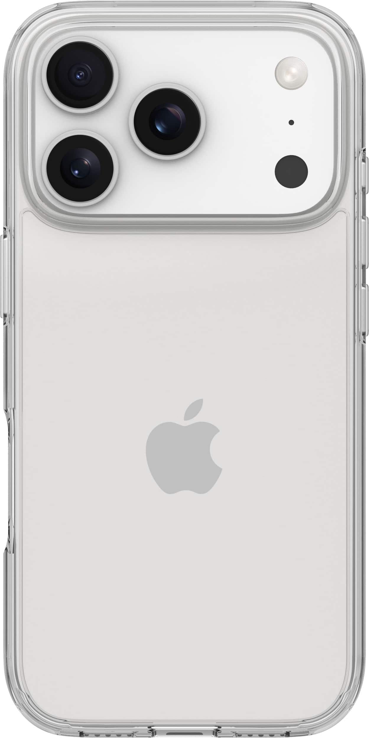 Insignia™ - Hard-Shell Case for Apple iPhone 18 Pro/17 Pro - Clear