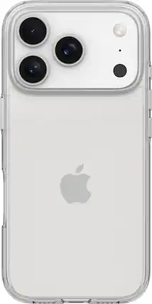 Front. Insignia™ - Hard-Shell Case for Apple iPhone 18 Pro/17 Pro - Clear.