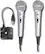 Front Standard. Blockhead - Duet Set Microphone 2-Pack for PlayStation 3, Xbox 360 and Nintendo Wii.