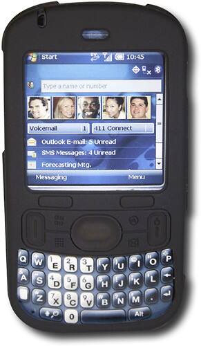 Front Standard. Palm - Silicone Sleeve for Palm Treo 800W Mobile Phones - Black.