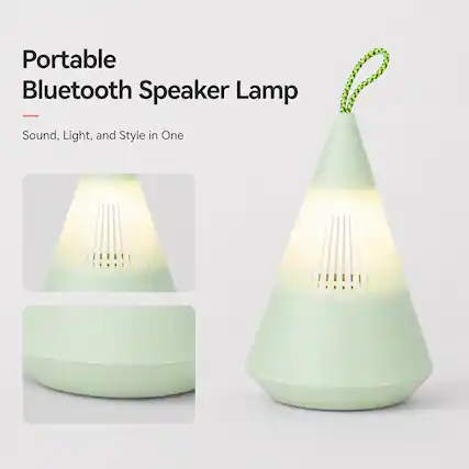 Portable Bluetooth Speaker Lamp - Sound, Light, and Style in One