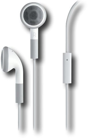Front Standard. Apple® - iPhone Stereo Headset - White.