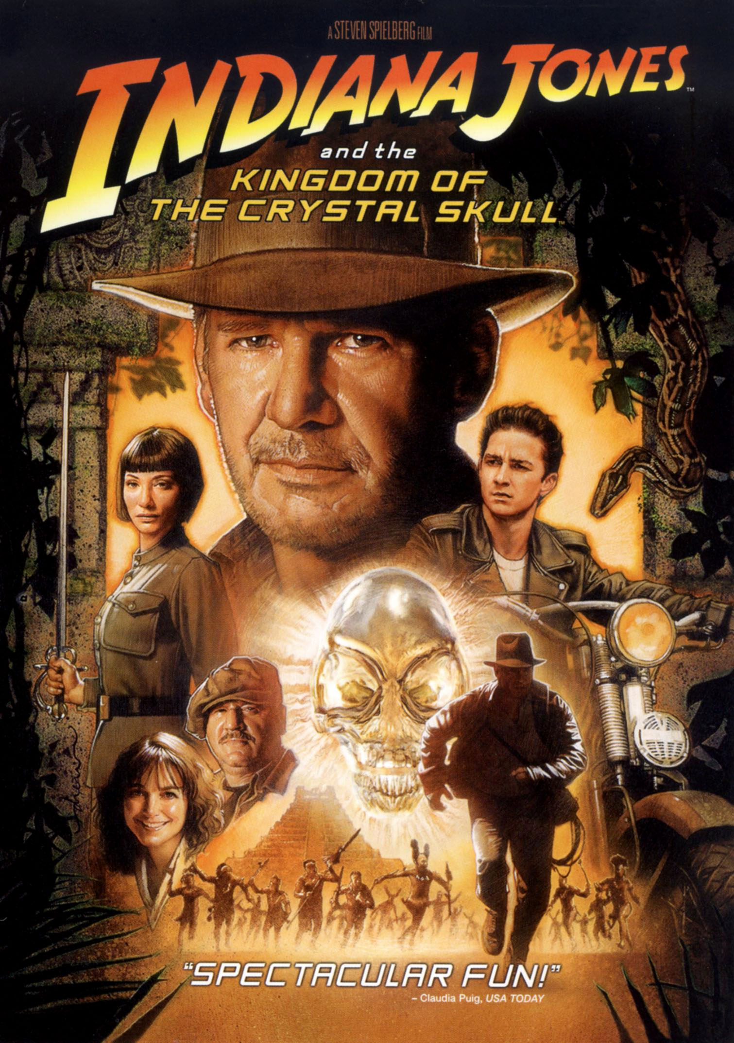 Indiana Jones and the Kingdom of the Crystal Skull (DVD, 2008) Harrison Ford