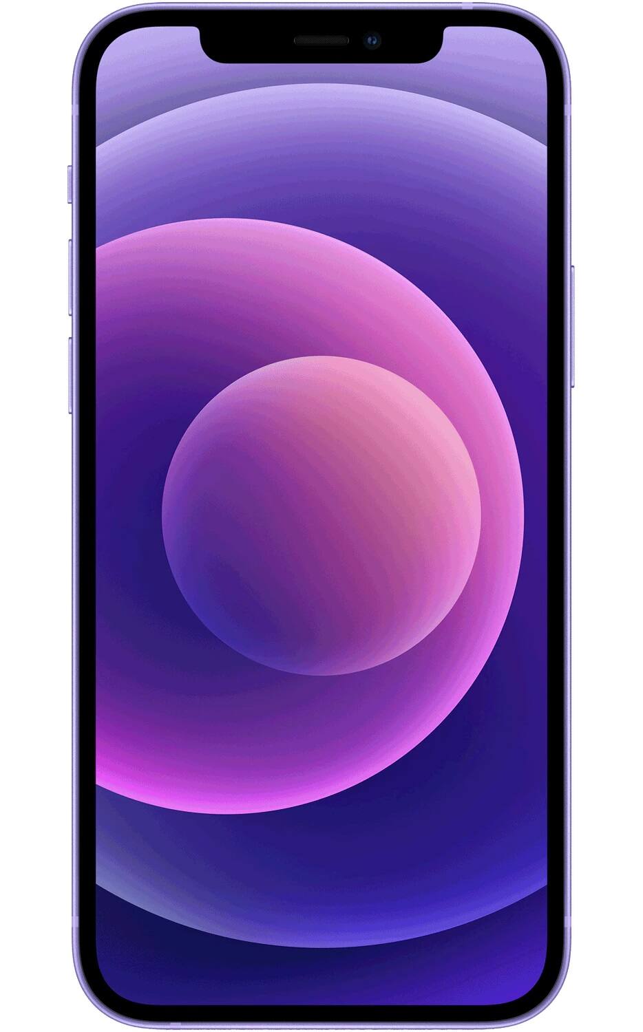 Alt View 1. Apple - Pre-Owned Good iPhone 12 5G 256GB (Unlocked) - Purple.