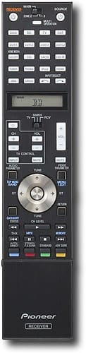 Best Buy Pioneer Elite 1400w 10 2 Channel Satellite Radio Ready A V Home Theater Receiver W Lcd Screen Sc 09tx