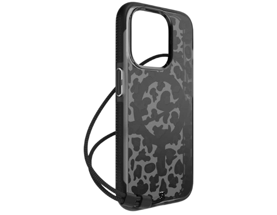 Angle. BodyGuardz - BodyGuardz Ace Pro with MagSafe Case - iPhone 15 Pro - Leopard.