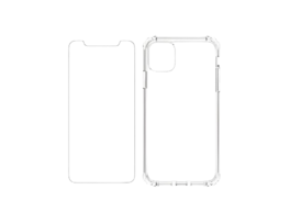 Verizon - Refurbished Excellent - Case and Protector for iPhone 6.1" - Clear