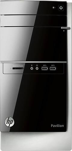 Front Standard. HP - Pavilion 500 Desktop - 8GB Memory - 500GB Hard Drive.