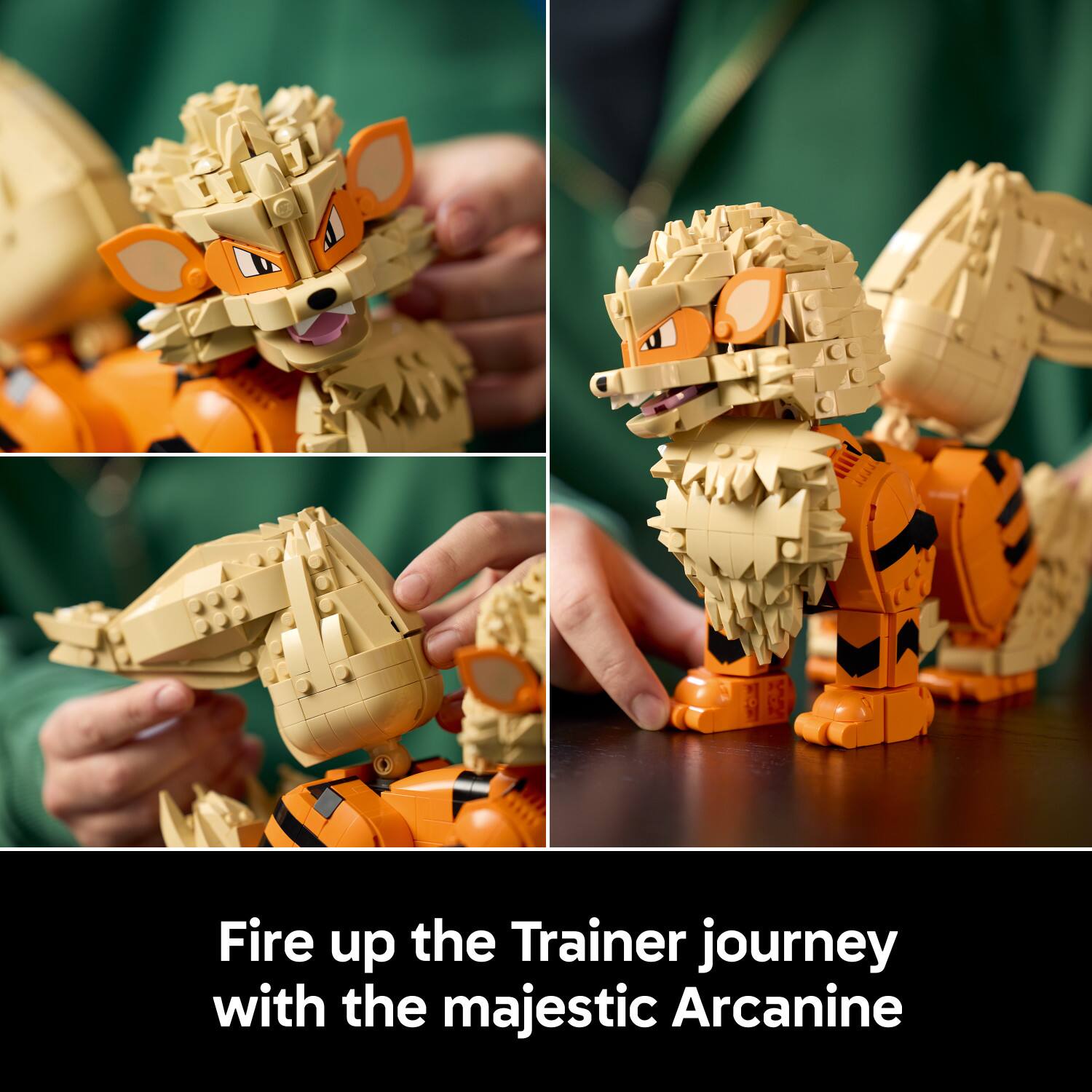 Fire up the Trainer journey with the majestic Arcanine