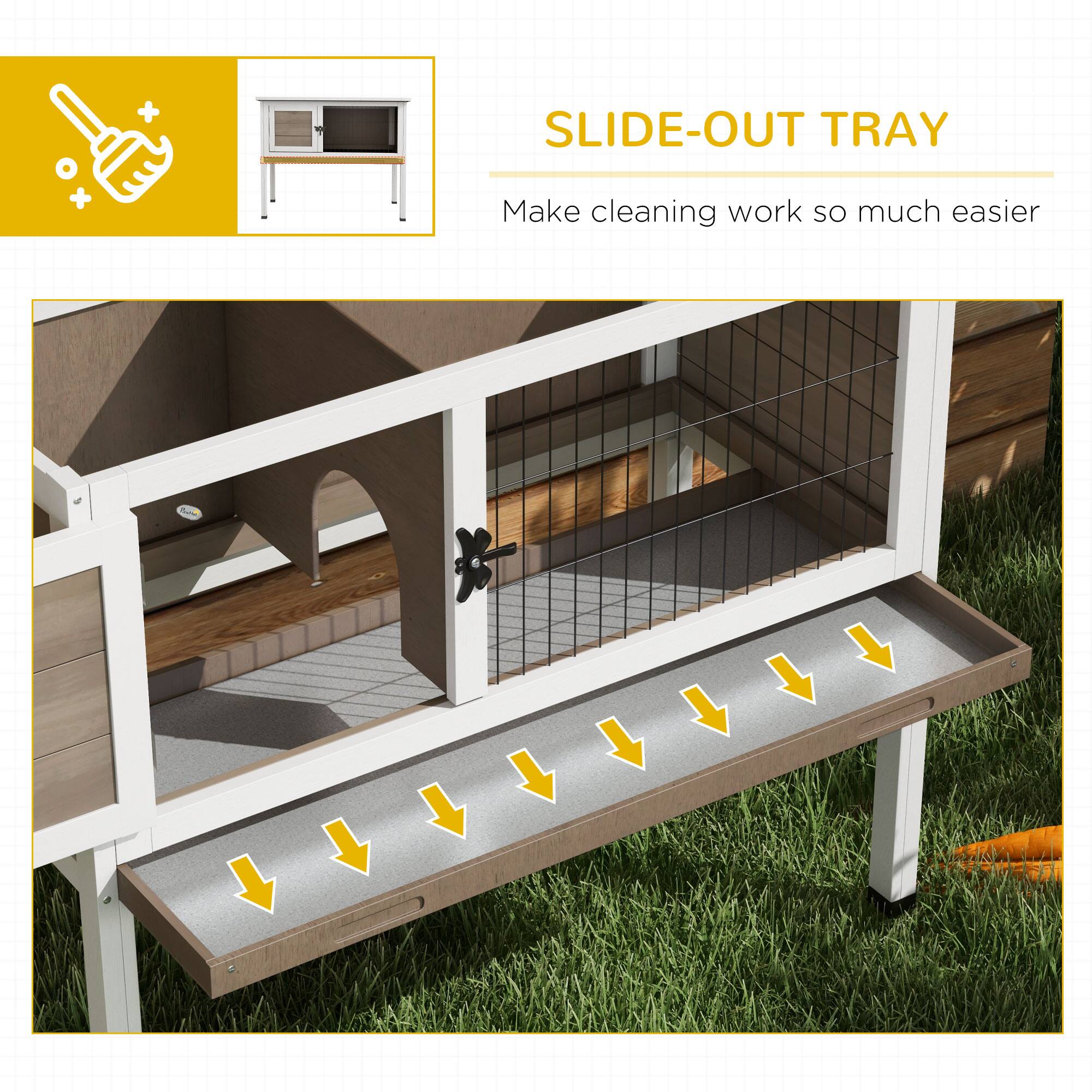 SLIDE-OUT TRAY  
Make cleaning work so much easier
