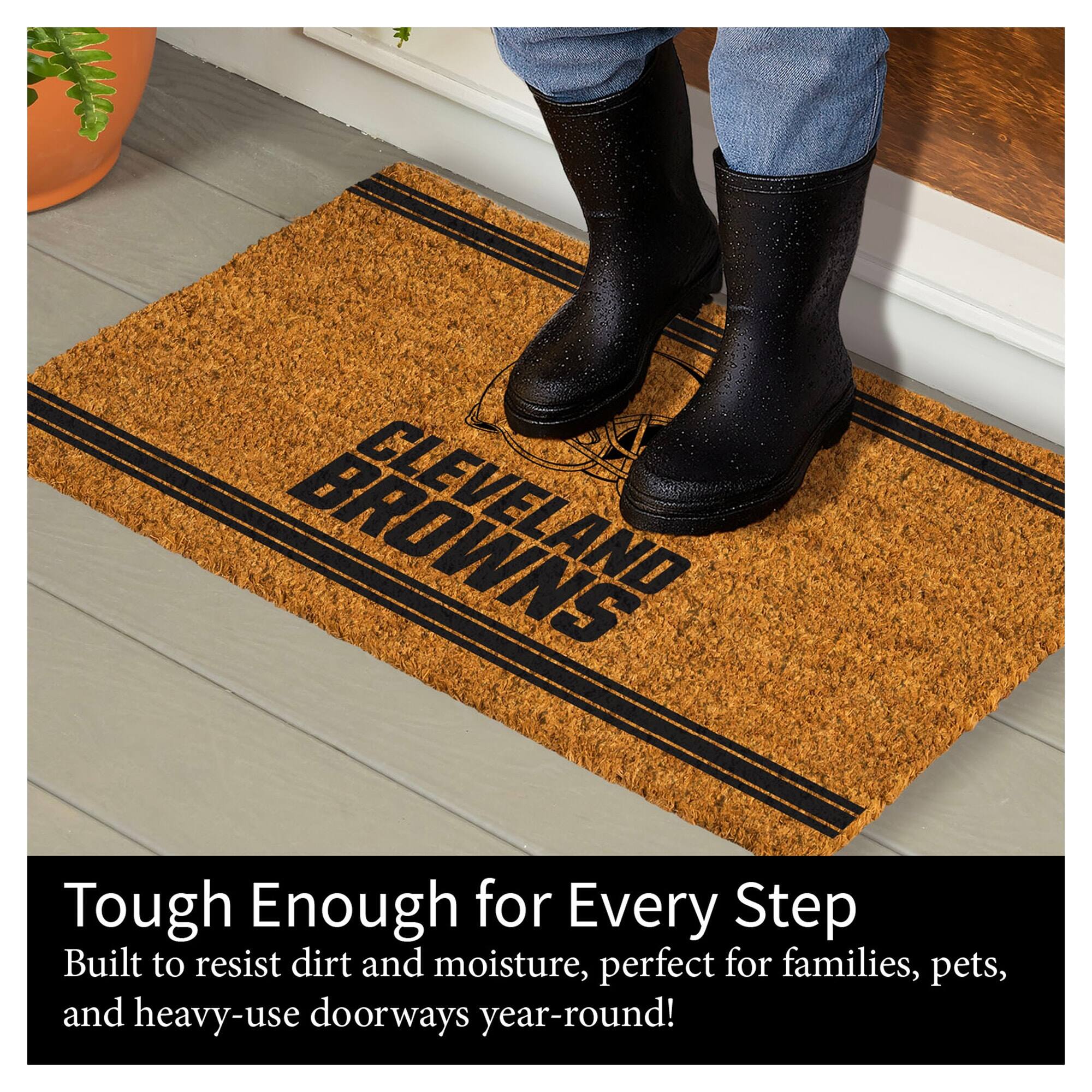 CLEVELAND BROWNS

Tough Enough for Every Step

Built to resist dirt and moisture, perfect for families, pets, and heavy-use doorways year-round!