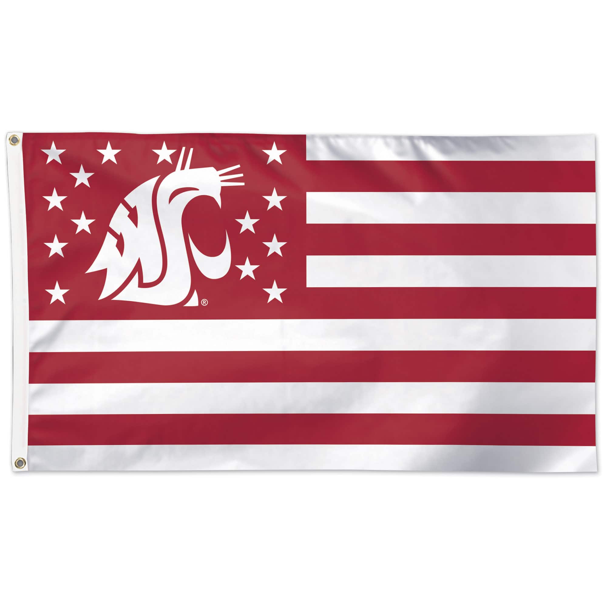 WinCraft - Washington State Cougars 3' x 5' Stars & Stripes One-Sided Flag - Multicolor price history on PriceWatchPro