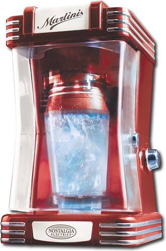 Front Standard. Nostalgia Electrics - Retro Martini Shaker - Red.