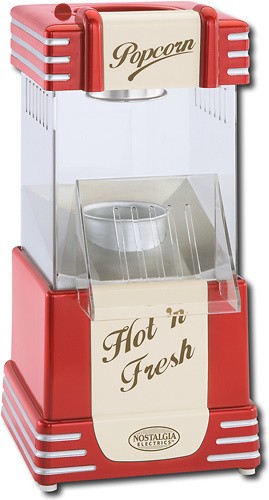 Nostalgia Electrics 12-Cup Retro Series Hot Air Popcorn Popper Red RHP-625  - Best Buy