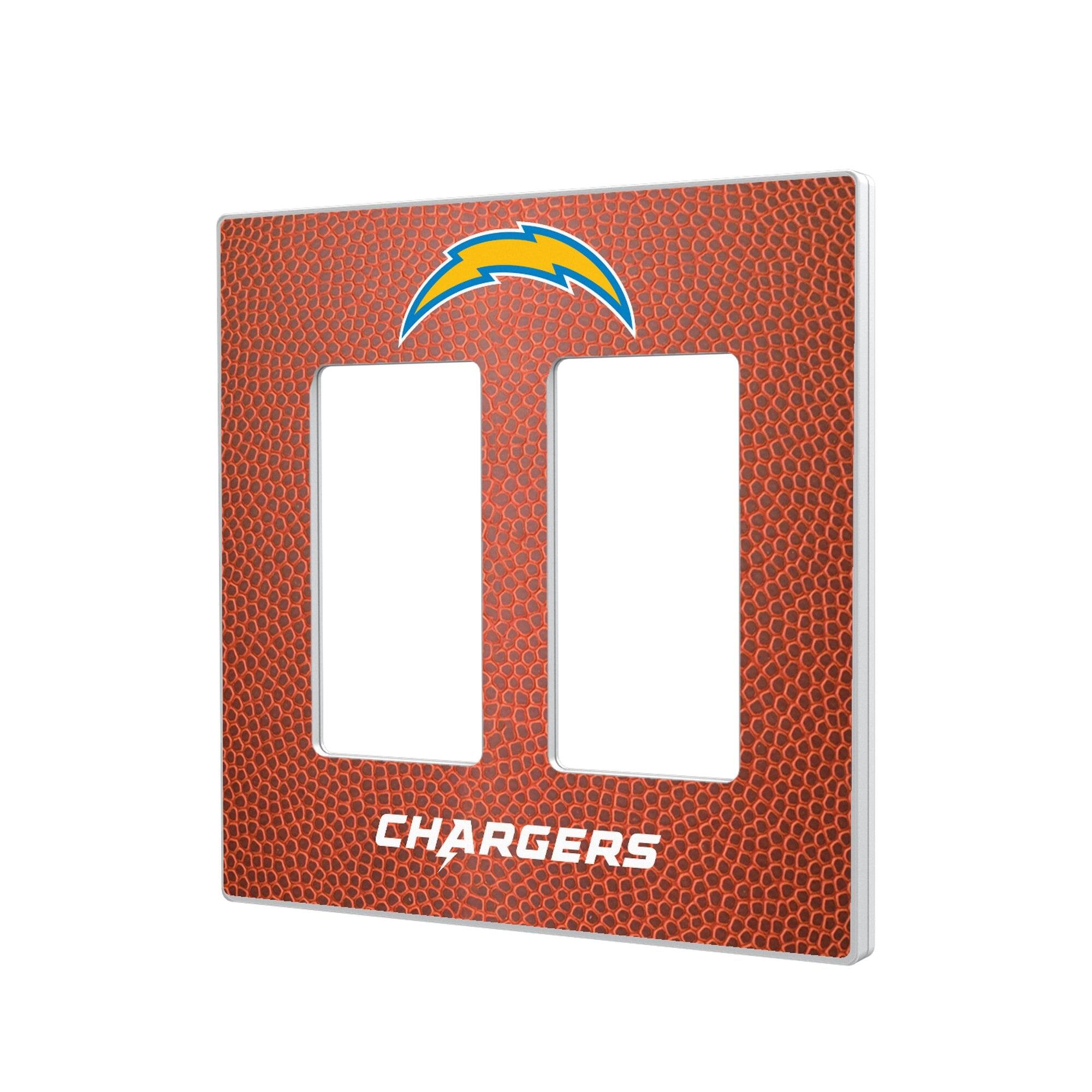 Keyscaper - Los Angeles Chargers Football Design Double Rocker Light Switch Plate - Multicolor price history on PriceWatchPro