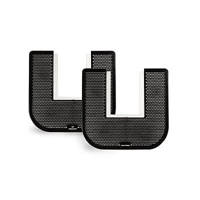 Alt View 1. Coastwide Professional - Toilet Floor Mat, 17.5" x 20.5", 6/Carton - Black.