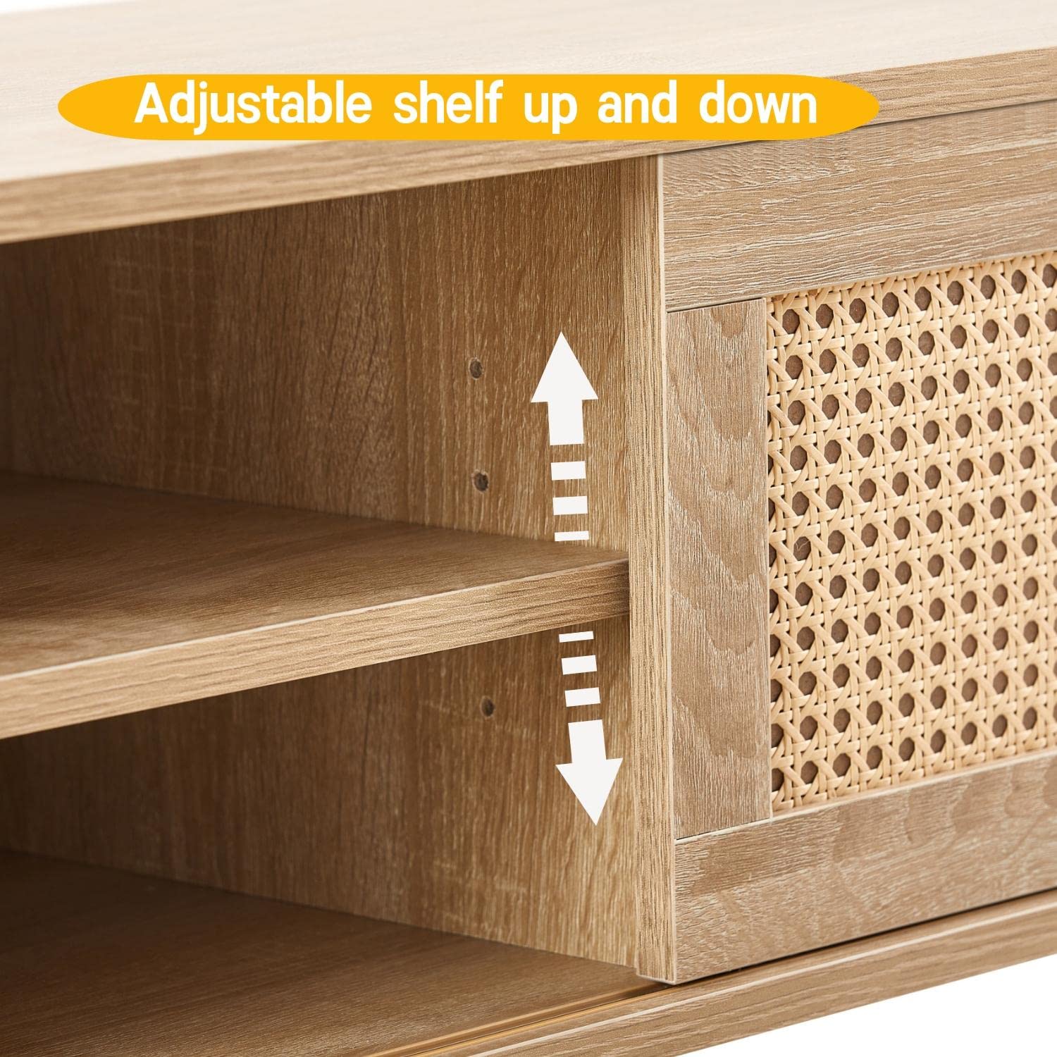 Adjustable shelf up and down
