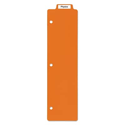 Alt View 1. Avery - Snap-In Plastic Bookmark Dividers with White Labels, Set of 5 - Assorted Colors.