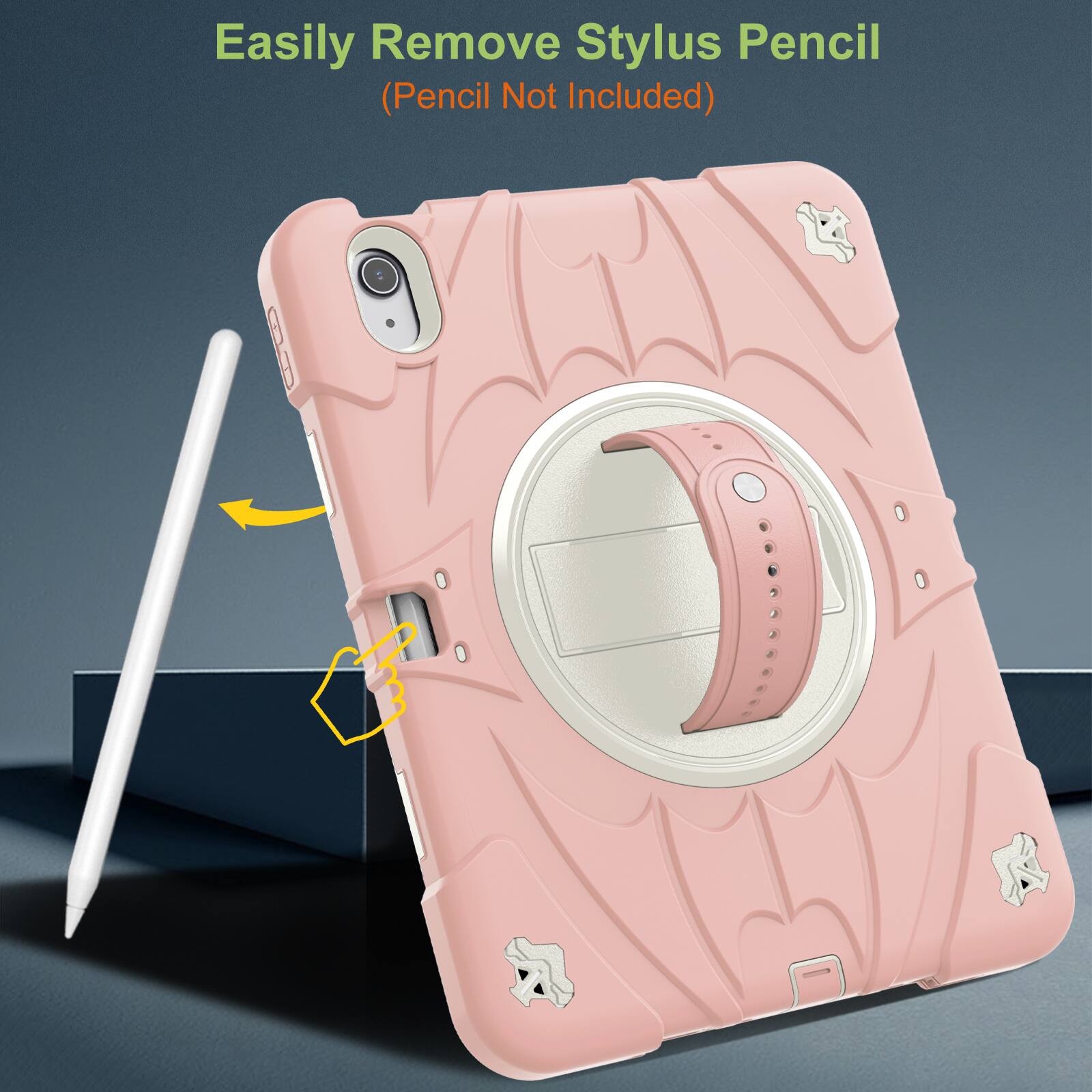 Easily Remove Stylus Pencil (Pencil Not Included)