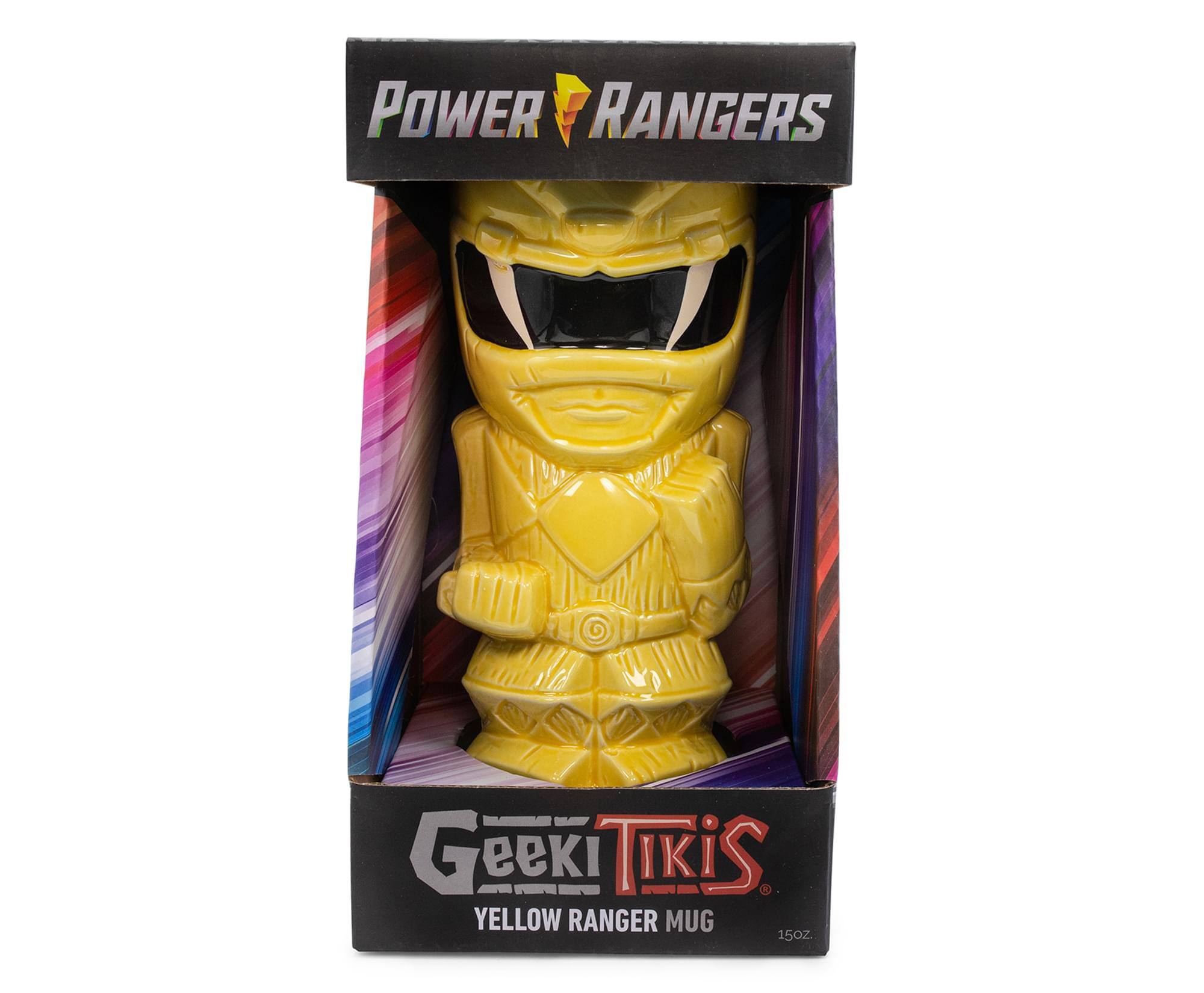 POWER RANGERS  
Geeki TIKIS  
YELLOW RANGER MUG 15oz