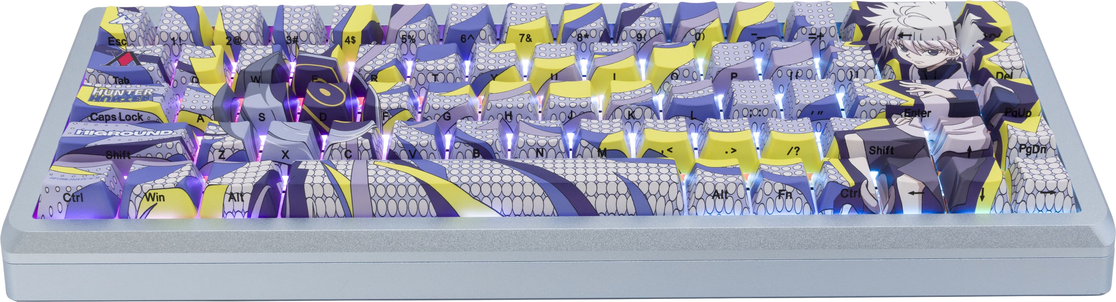 Esc 20 3# 4$ 5% O X 6 7& O 6 7 Tab . O HUNTER NKTEN Caps Lock A MIeRCUNDS Shift Z W S X D C V T G B H N M I N 0;: /? Enter Shift Del PaUp PgDn - 1 I | - Ctrl Win Alt Alt FR Ctrl