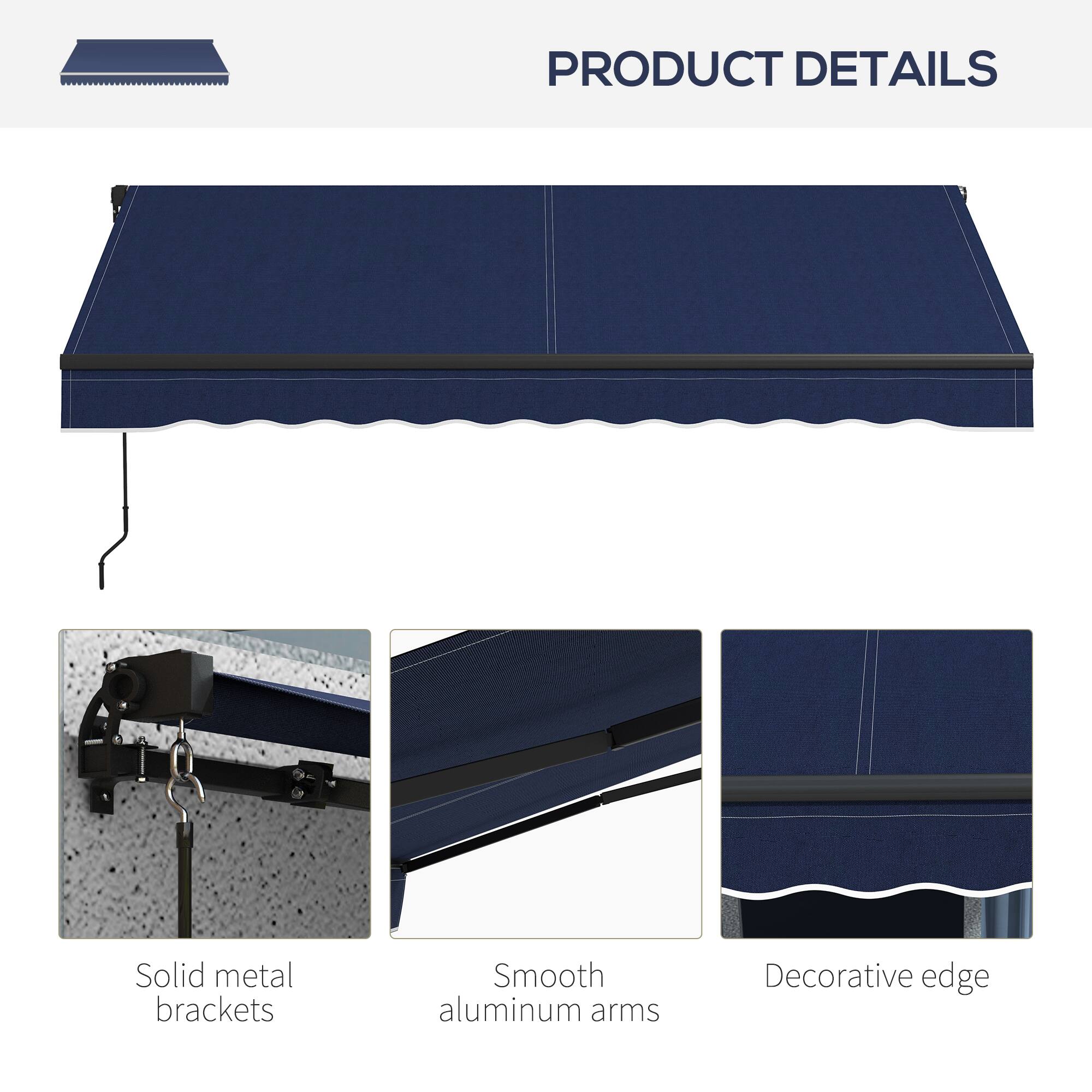 PRODUCT DETAILS

Solid metal brackets
Smooth aluminum arms
Decorative edge