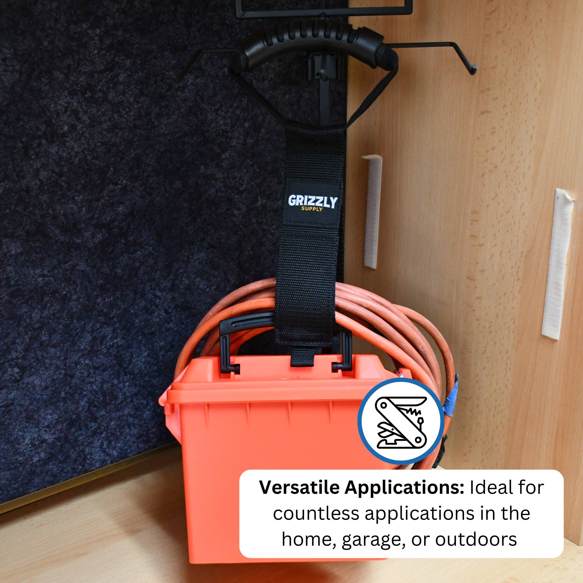 GRIZZLY SUPPLY

Versatile Applications: Ideal for countless applications in the home, garage, or outdoors