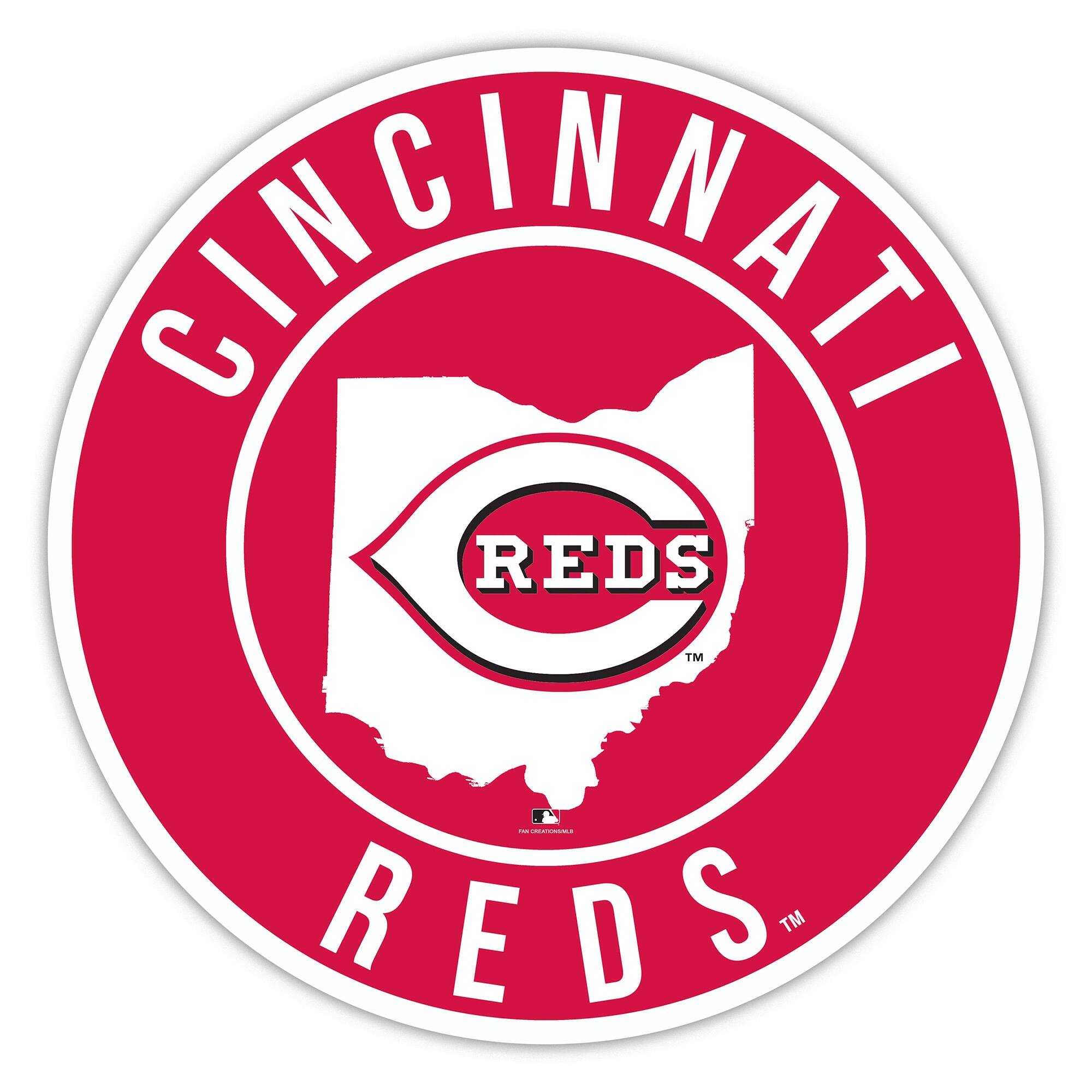 Cincinnati Reds 15" State Circle Sign
