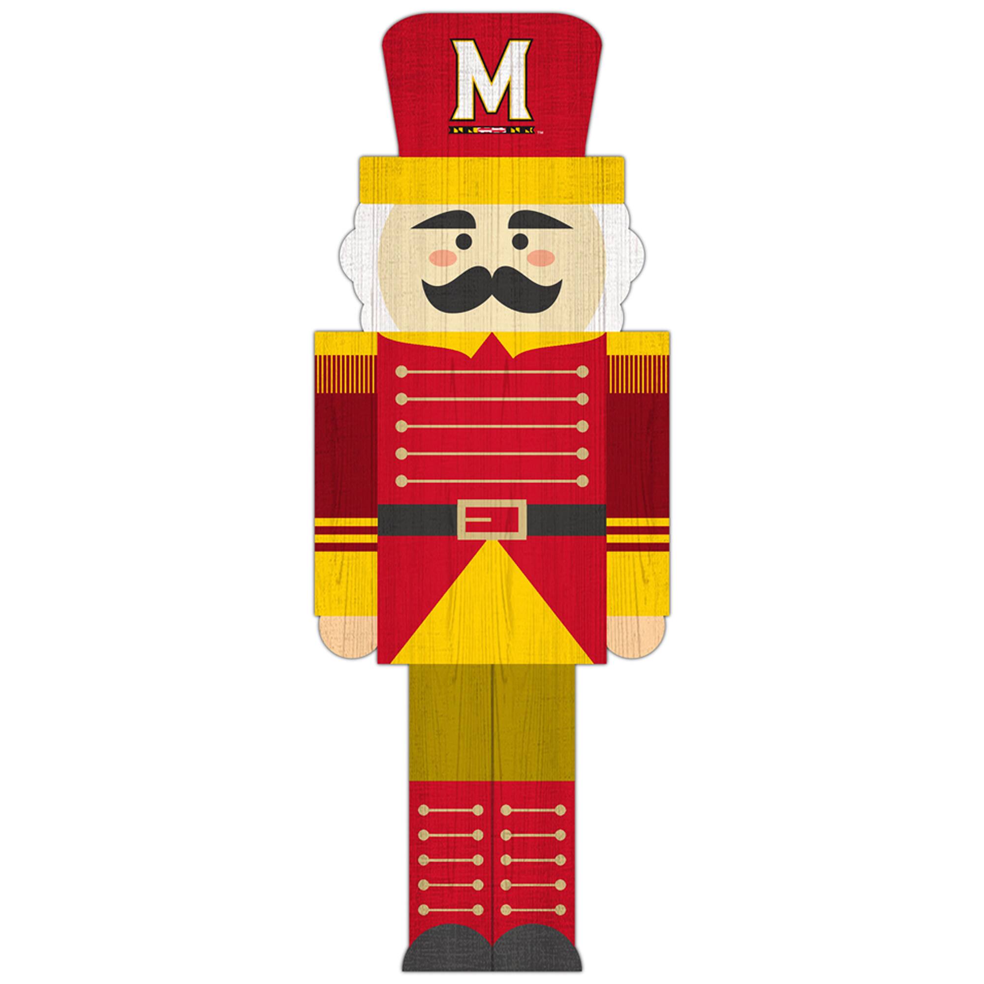 Maryland Terrapins 31'' Nutcracker Leaner