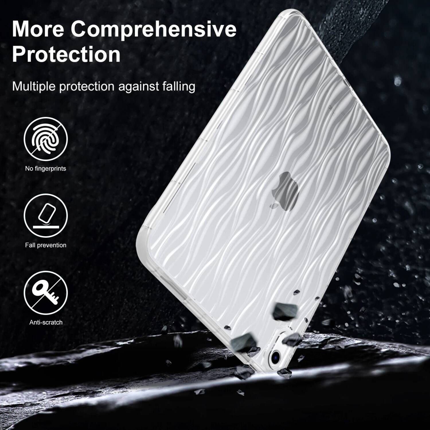 More Comprehensive Protection

Multiple protection against falling

- No fingerprints
- Fall prevention
- Anti-scratch