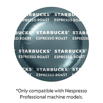 STARBUCKS ESPRESSO ROAST  
STARBUCKS ESPRESSO ROAST  
STARBUCKS ESPRESSO ROAST  
STARBUCKS ESPRESSO ROAST  
STARBUCKS ESPRESSO ROAST  
STARBUCKS ESPRESSO ROAST  

*Only compatible with Nespresso Professional machine models.