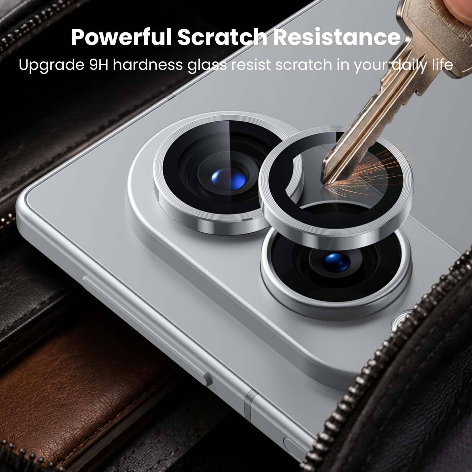 Powerful Scratch Resistance  
Upgrade 9H hardness glass resist scratch in your daily life