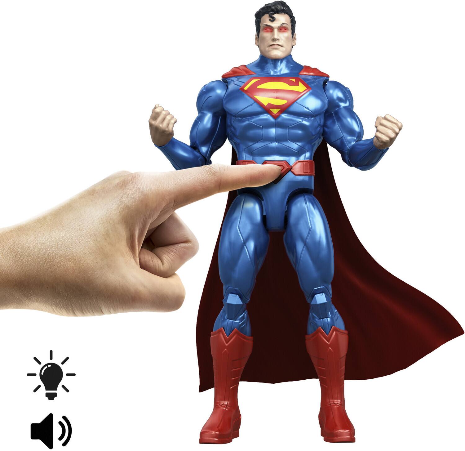 Alt View 3. Mattel - DC Premiere Heat Vision Superman Action Figure with Lights & Sound   - COLLECTIBLES - Multicolor.