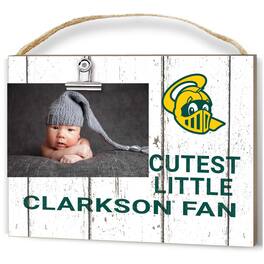 Jardine - Clarkson Golden Knights 8'' x 10'' Cutest Little Weathered Logo Clip Photo Frame - White