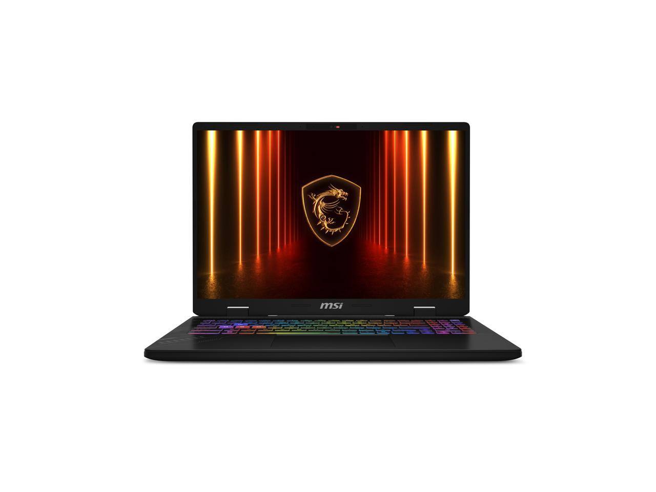 Alt View 1. MSI - MSI 16" 240Hz Intel Core Ultra 7 RTX 5060 32GB DDR5 1TB SSD Windows 11 (Crosshair 16 HX) - Gray.