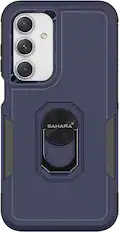 Front. SaharaCase - Raider Series Heavy Duty Case for Samsung Galaxy A16 5G - Midnight Blue.